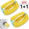1/2PCS Washing Shoes Bag Cotton Laundry Fluffy Fibers Easily Remove Dirt Washing Bags Anti-Deformation Shoes Clothes Organizer