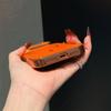 Orange Magnetic For Magsafe Matte Phone Case For iPhone 17 Pro Max Air 16 Pro 15 Plus 14 13 17Pro Wireless Charging Armor Funda