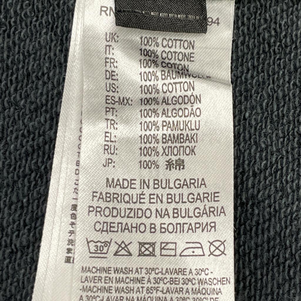 DIESEL BG000014 Gray Damaged Zip-Up Parka Jacket S grayUsed