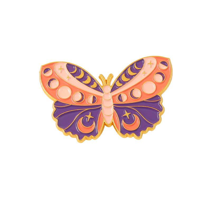 Exquisite Cartoon Butterfly Brooch - Personalized Insect Badge for Clothing and Bags