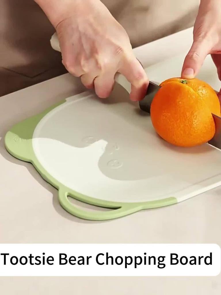 2pcs Cute Bear Chopping Board Home Fruit Chopping Boards Chopping Boards ,Thick and Durable Chopping Boards for Meats
