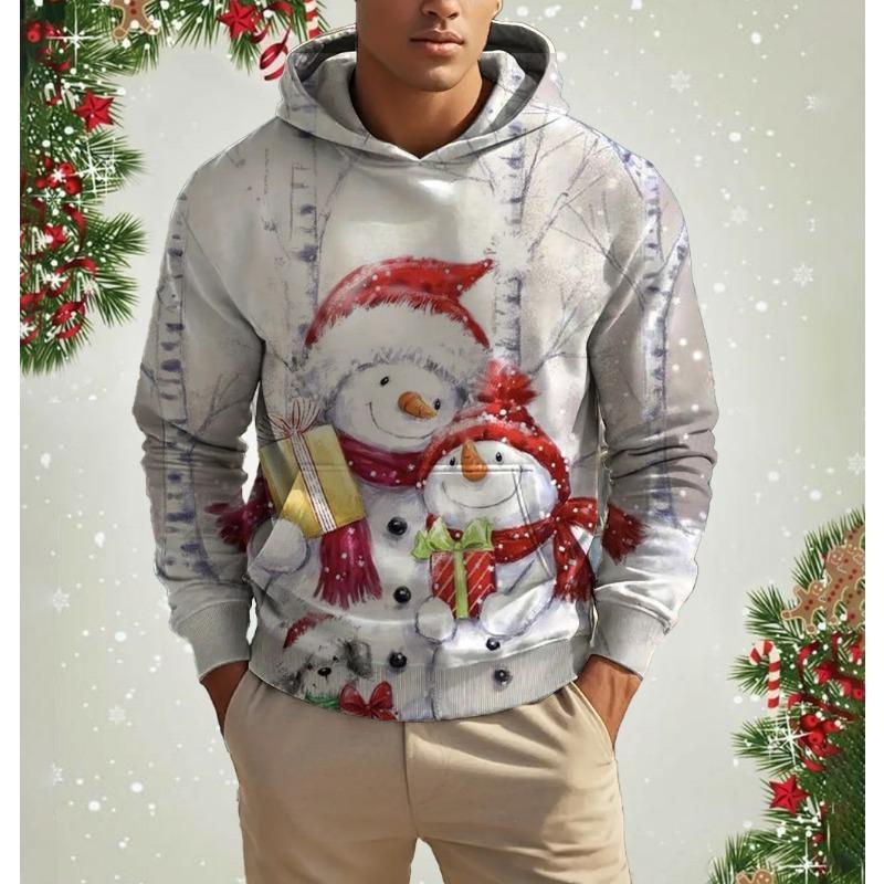 Christmas Party Graphic Hoodie 3D Print Spring Autumn Fashion Leisure Versatile Streetwear Men's Women's Y2K Christmas Hoodies