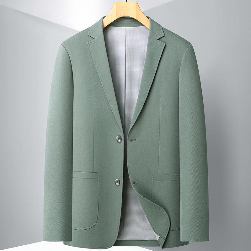 Spring and Autumn Light Luxury Business Single West Middle-aged and Young Solid Color Single-breasted Trendy Suit Jacket