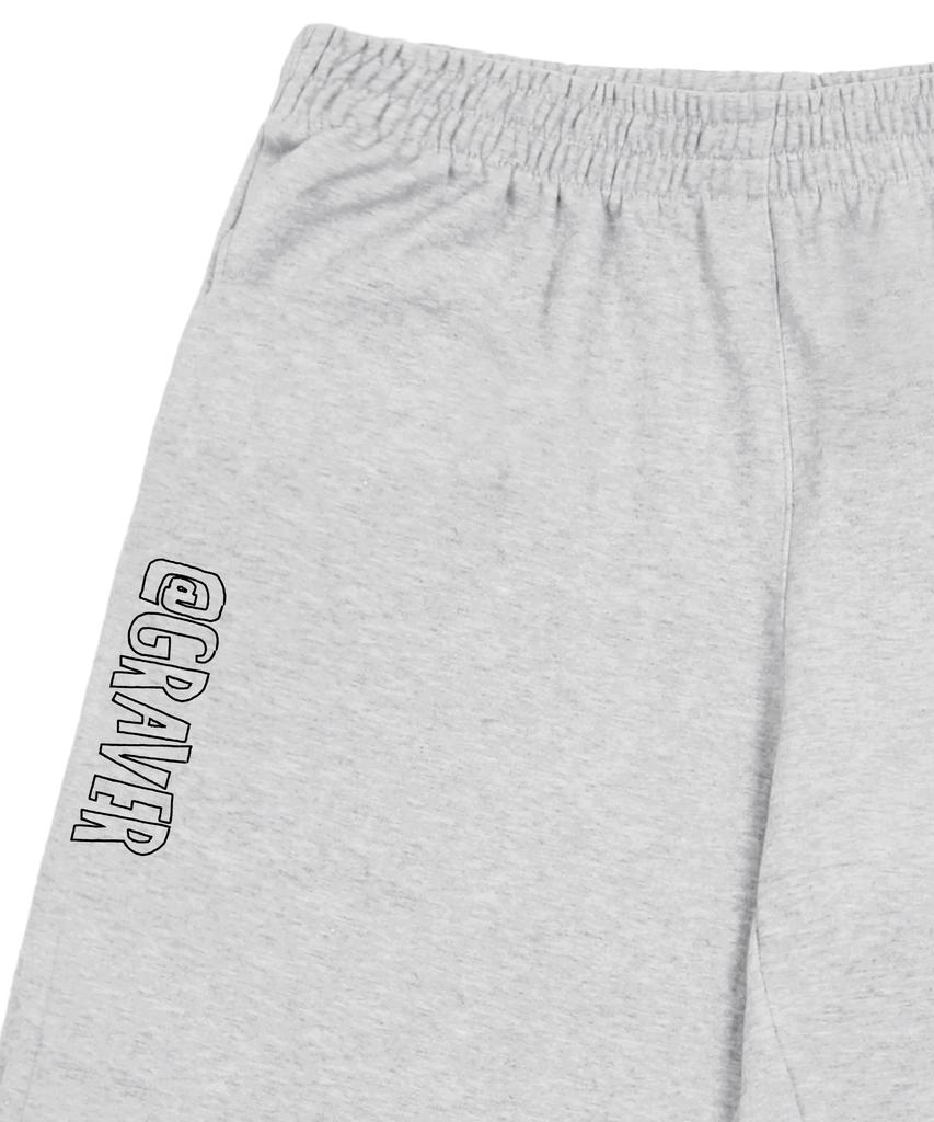 GRAVER [Unisex] Sunflower Drawing Bermuda Training Shorts_Gray