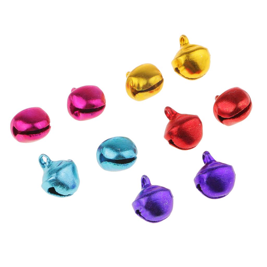 300 Pack/Box Christmas Bells Ornament Craft for Home, Tree, Door, Hanging Pendant