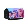 Kpop Demon Hunters Pattern Pencil Organizer With Durable Polyester Material For Students