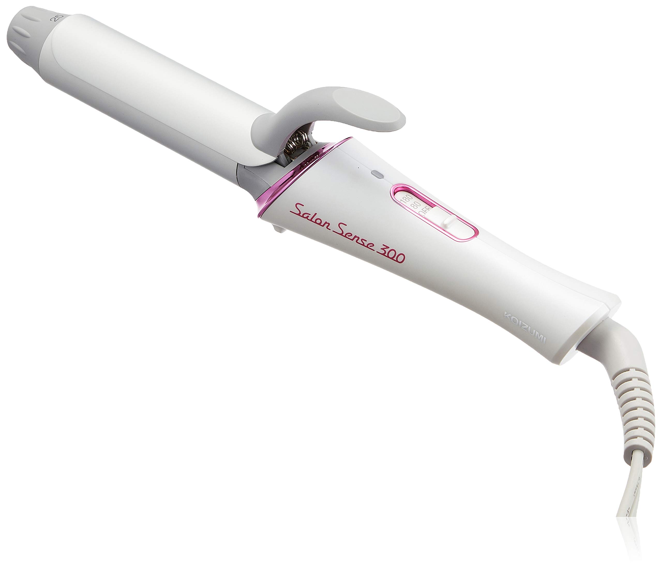 

Kozumi KHR-1400/W Hair Iron, 25mm Curl, Salon Sense 300, Mobile, International Compatible, White
