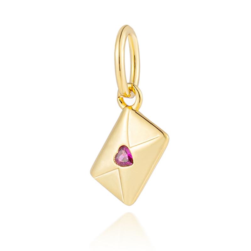 Gold Plated Heart Flower Clip Charm Beads Dangle For Snake Bracelet Necklace DIY Jewelry Women Gift Sparking