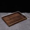 Large Solid Wood Serving Tray