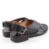 Great CHURCH'S Sandals RHONDA Cross Strap Flat Leather black leather Women 35.5 Used
