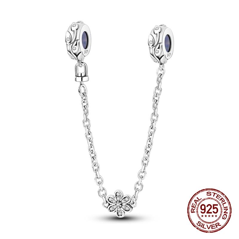 Inlaid Zircon Charm Beads Copper Color Love Heart Snake Dangle Fit Original Bracelet Charms Pendant Jewelry