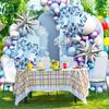 Snow Balloon Wreath Arch Kit Christmas Winter Party Birthday Anniversary Holiday Celebration Theme Event Decoration