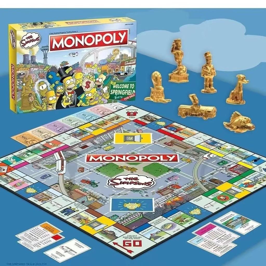 Simpsonovi Monopoly Sběratelská edice Stolní hra Karty Rodinná párty Dárky
