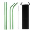 Mixing Color Reusable Metal Drinking Straws 304 Stainless Steel Straw Set with Cleaner Brush Bar Drinkware Party Accessory