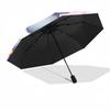 1pc Purple Koala Design Pattern Automatic 3-Fold Cartoon Umbrella, 8 Iron Frames, High-Value Folding Umbrella, Suitable for Office, Travel a
