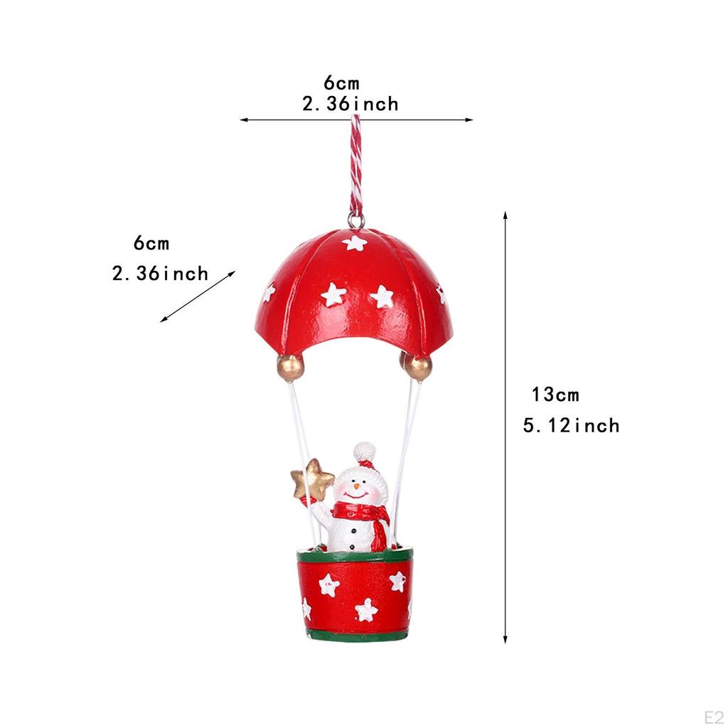 Christmas Figurine Resin Art Piece Gift for Home Display Indoor Shelf