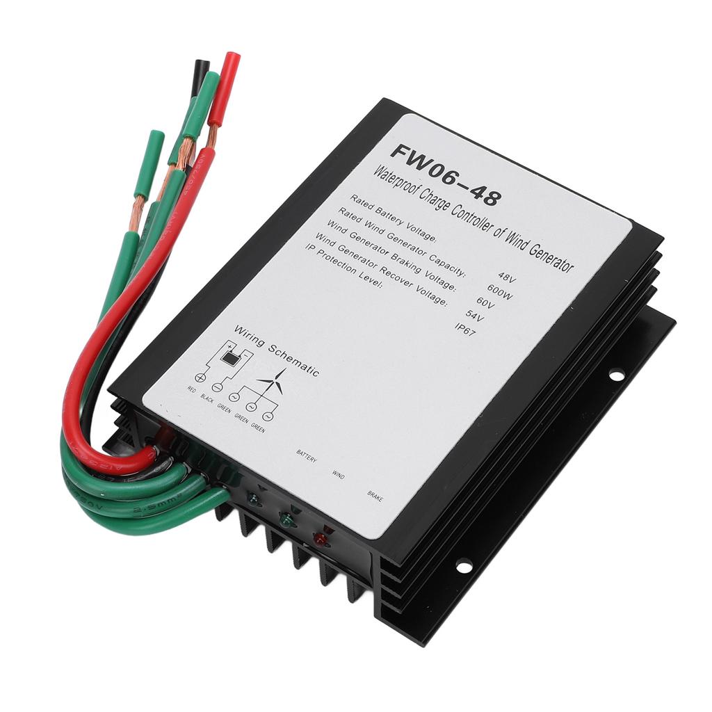 MPPT Wind Turbine Charge Controller 48V Led IP67 Water Resistant Automatic Controller for 0 to 600w