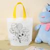 8Pcs Easter Non-Woven DIY Graffiti Bags - Double-Sided Cartoon Egg & Rabbit Design, Creative Painting Handbags for Easter ZSY