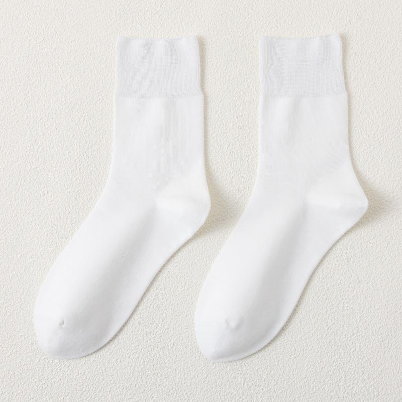 Women's Summer Thin Cotton Deodorant Loose Mouth Month Boneless Anti Pilling Tube Stack Socks