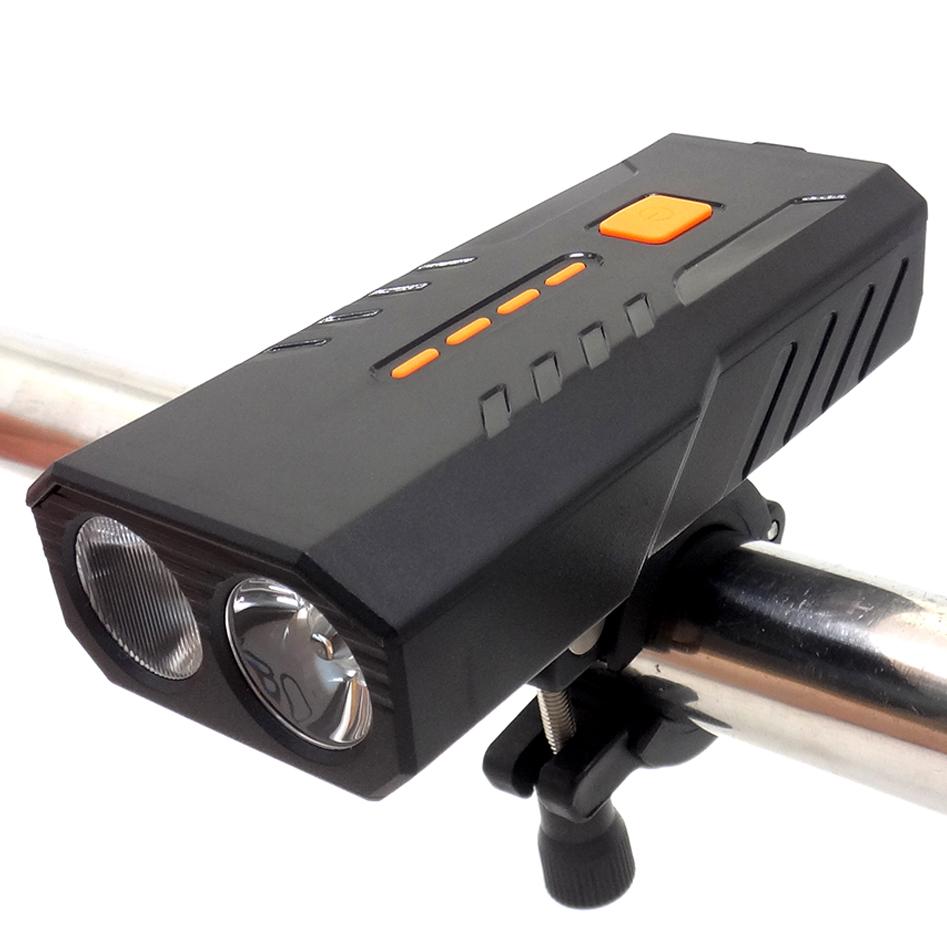 Bicycle Light 600 Lumens High Brightness LED USB Bicycle Lights IP65 Cycling Headlight Handlebar&600LM чёрный