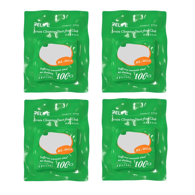 RELIFE RL-045A Soft Dust-Free Wipes Cleaning Cloth for Mobile Phone Tablet LCD Screen Camera Glass Cleaning Tools