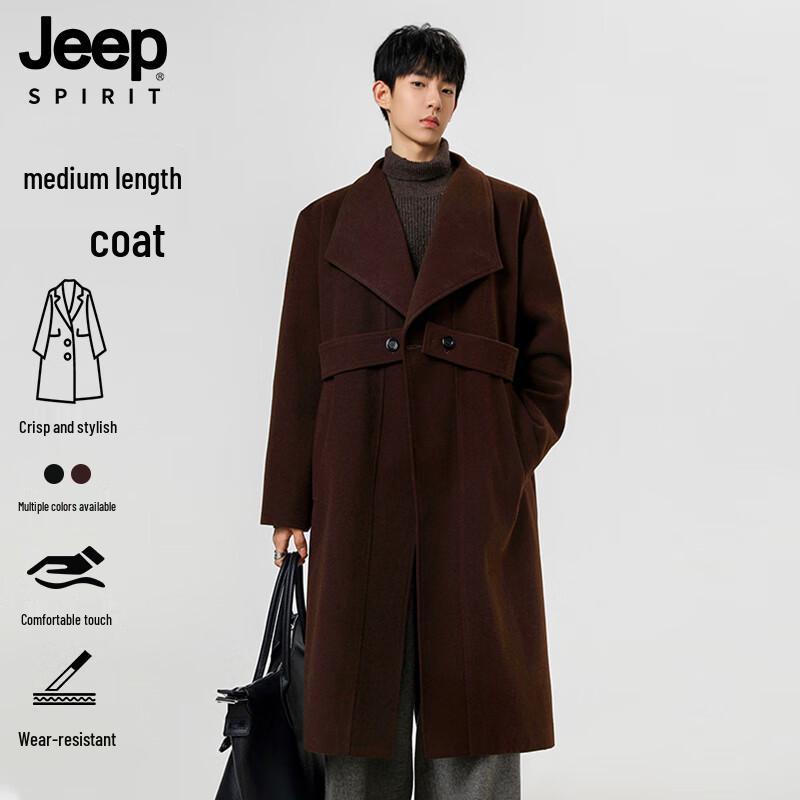 Мужское пальто средней длины с лацканами JEEP SPIRIT XL