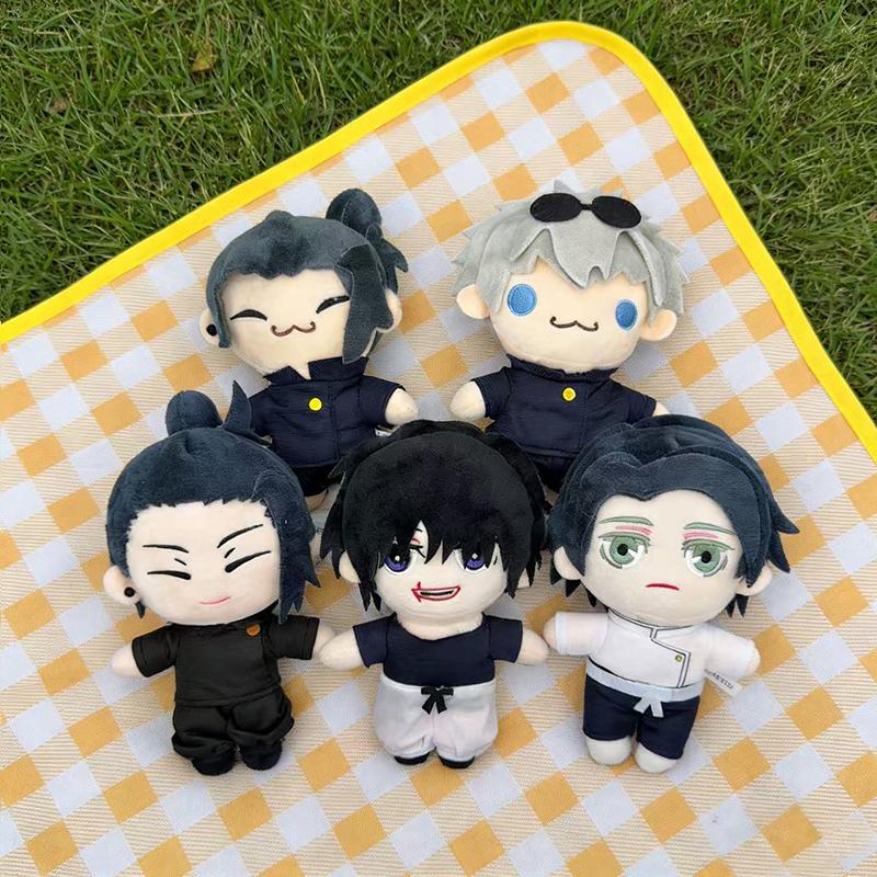 Stuffed Animals Plush Gojo Saturo Geto Suguru Jujutsu Kaisen Cosplay Plush Cute Soft Beside The Pillow Collection Gift