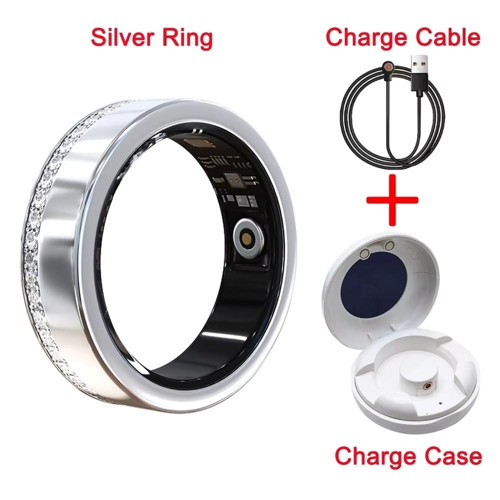 IP68 Waterproof Pedometer Fitness Ring -studded Health Tracker Ring Smart Ring Fitness