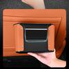 Leather Auto Door Storage Box Large Capacity Paper Napkin Organizer  Car Supplies