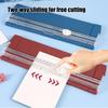 Paper Slicer Cutter 10.5 Inch Precision Straight Slider With Side Ruler Craft Paper Cutter For Photo Cardstock Label Crafting