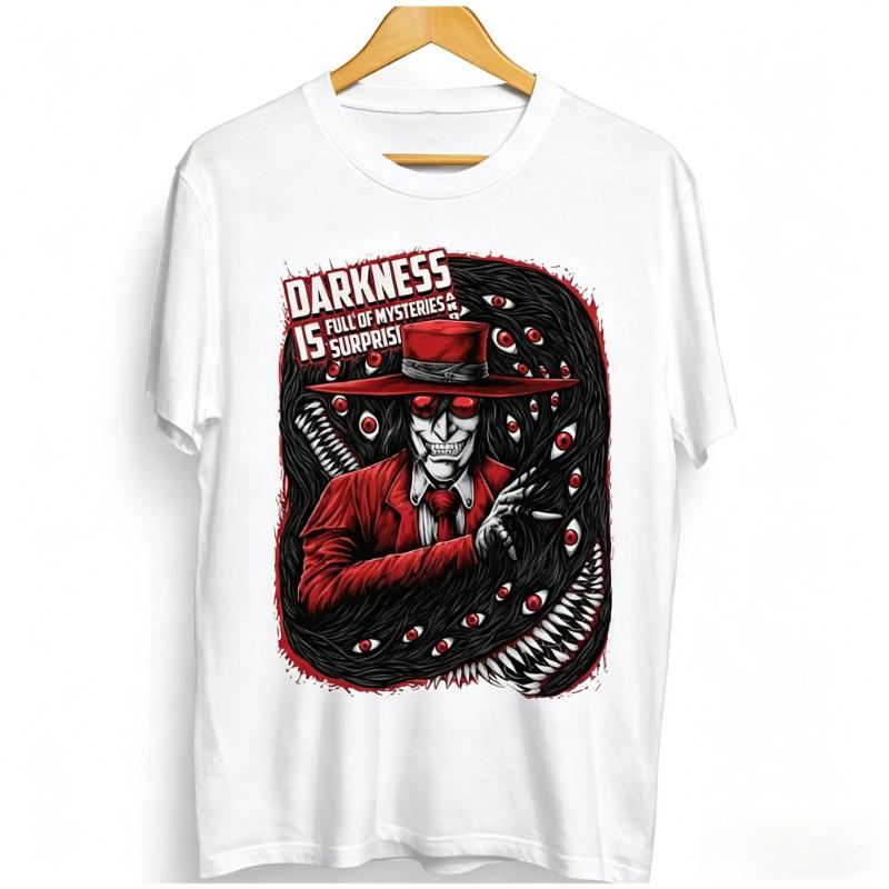 Summer Hellsing Alucard New Tshirt Helling Ultimate Vampire Womens Unisexs Round Neck Short Sleeve S
