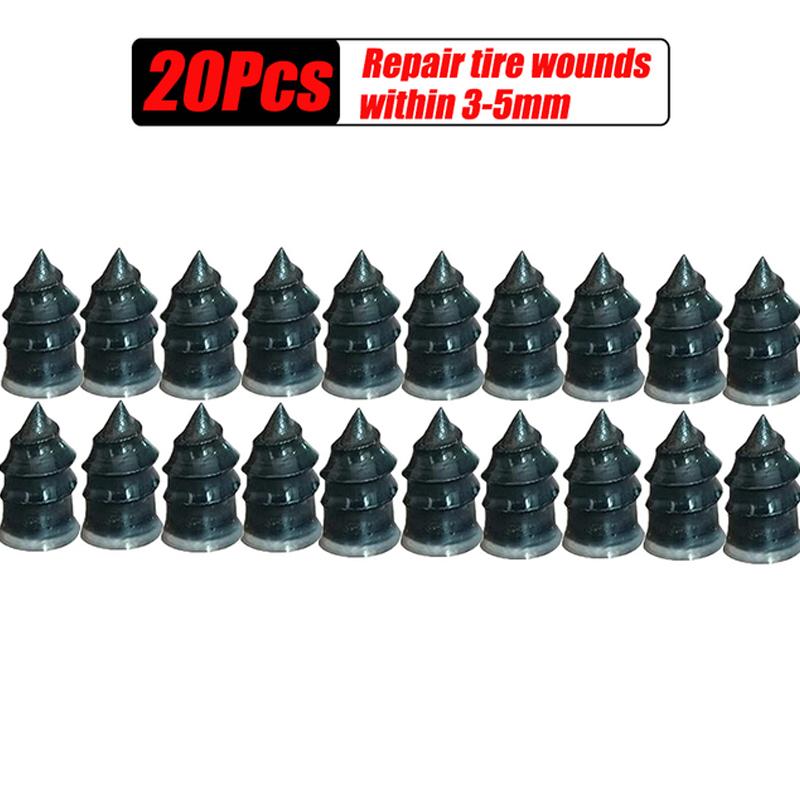 10-40Pcs/Box Vacuum Tyre Repair Nail Universal Car Motorcycle Truck BikeTire Puncture Repair Rubber Nails Tools  Accessories