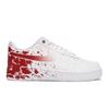 Nike Air Force 1 811 Manufacturing, Crime Scene Mismatched, Special Shoe Box Slip Resistant Abrasion Resistant CW2288-111(Team80-S-BOX)
