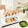 3-teiliges Set Sushi-Teller im japanischen Stil Elegantes Design Vielseitiger japanischer Sushi-Teller Sushi-Servierutensilien Dessertteller