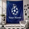 Custom Tapestry Wall Hanging, FC Porto Personalized Name Text Home Wall Decor