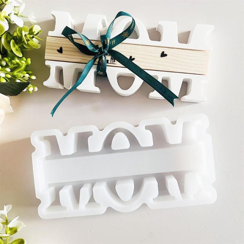 Silicone MOM Letter Mold Not Stick Perfect For Mothers Day Gift And Home Decoration Crafts