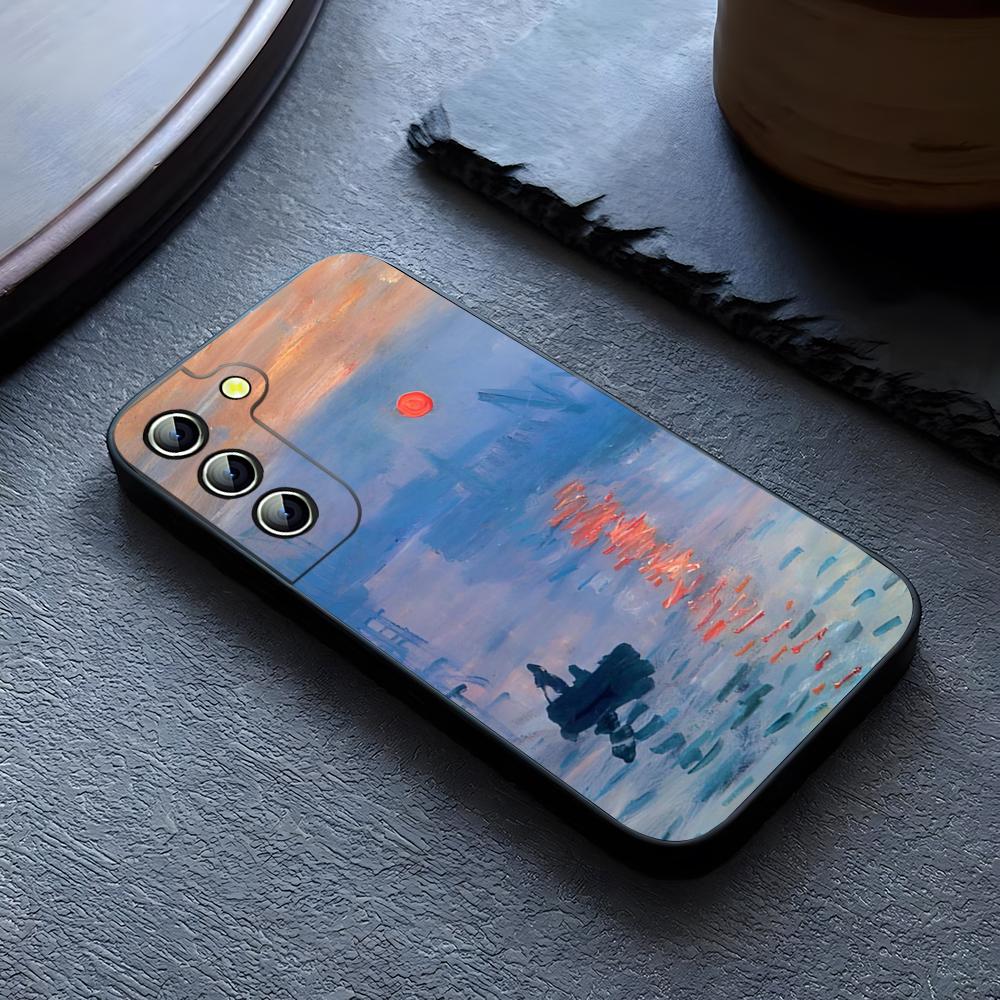 Etui na telefon z obrazem impresjonistycznym Claude'a Moneta Dla Samsung Galaxy S26 S24 S23 S22 S25 S21 S20 Ultra Fe Plus A54 A24 A55 A53 Coque