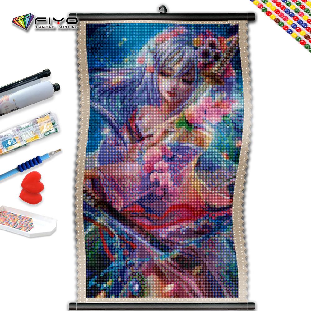 

5D DIY Рамка Алмазная картина Красивая девушка Портрет Полный квадратный круглый вышивка Бабочка Цветочная мозаика Настенный декор