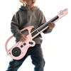Kids Music Electric Guitar Foldable Stringless Smart Guitar Toy with DJ Turntable LED Lights for Children   3 Years Old