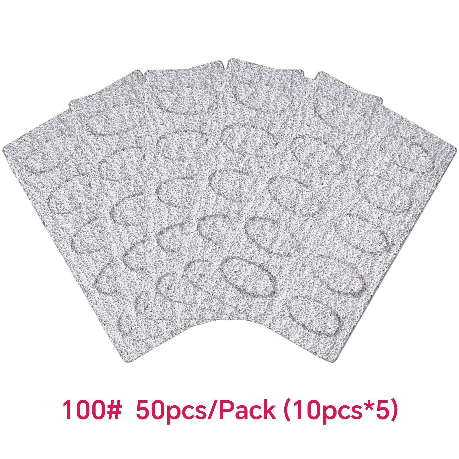 

50 шт. Песок для ногтей, Пушер для кутикулы, Самоклеящийся песок, Полировальная бумага для шлифовки ногтей, Ремувер, Пилки, Набор наждачной бумаги для предварительной полировки