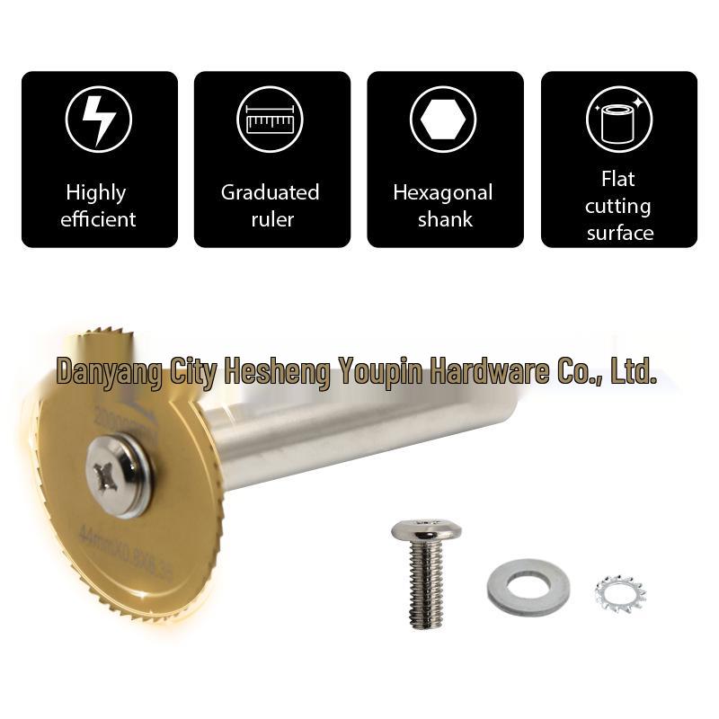 Mini Hex Shank Saw Blade Adapter Set for Hand Drill