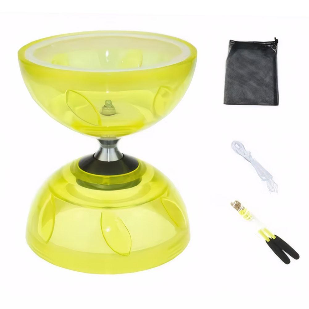 Chinese Yoyo Diabolo Set Triple Bearing Diabolo Juggling Diabolo for Adults Kids Elderly Outdoor Indoor Exercise