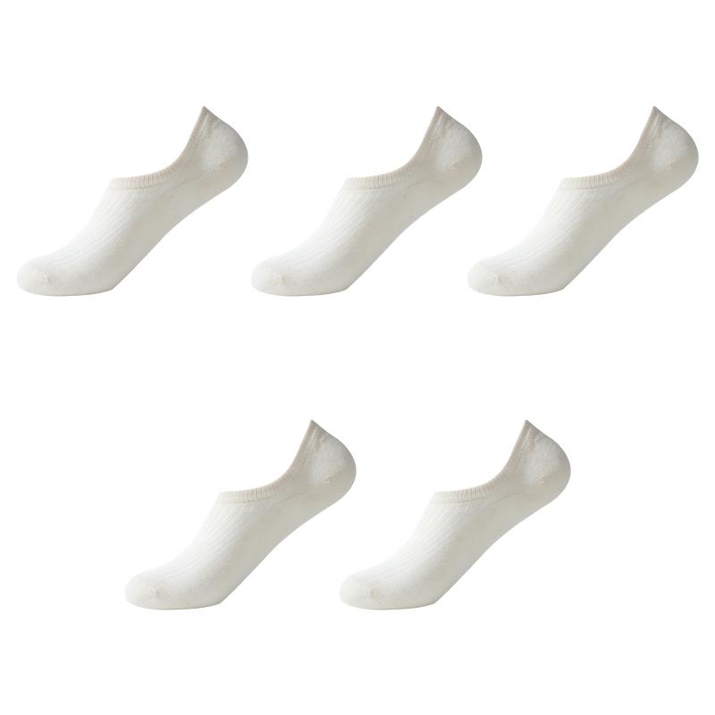 

10 штук = 5 пар женских хлопковых носков до щиколотки, повседневные носки конфетных цветов, невидимые носки, нескользящие носки для ног EUR 35-40