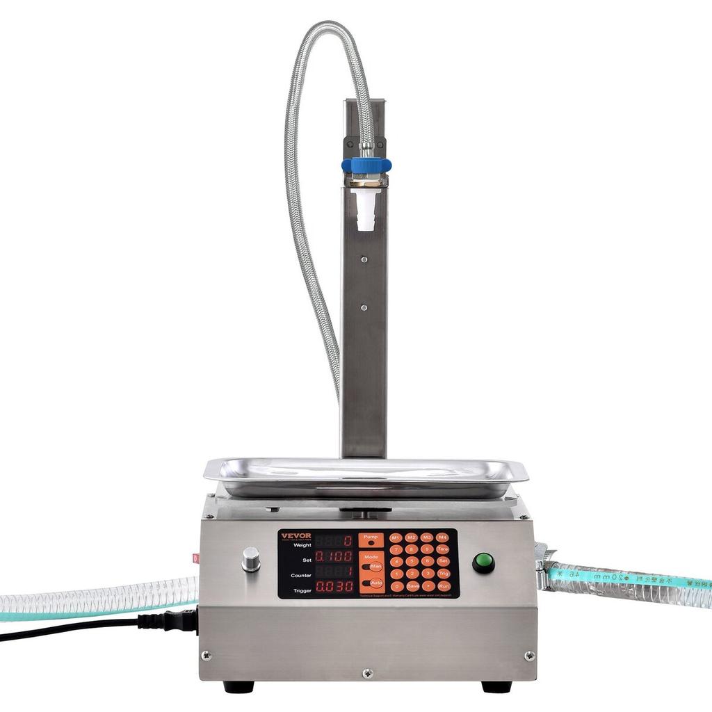 Liquid Filling Machine, 30-15000 G Weighing Capacity, Automatic Bottle Filler Machine Bottling Machine Digital Control for Milk, Water, Oil, Wine,