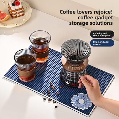 Bar Counter MATS, Coffee MATS for Bars, Draining MATS, Table MATS, Pvc Soft Rubber Anti-slip MATS, Rubber Wine Glass Water Filter MATS