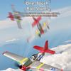 Remote Control Airplane, 2.4G EPP Foam Plane With 6 Axis Gyro, LED Lights, One Key Roll, 3D Inverted Flight, Easy to