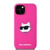 Karl Lagerfeld Klhmp15Mschpplf Iphone15 Plus / 14 Plus 6.7 Różowy/Fuschia Hardcase Silicone Choupette Head Magsafe