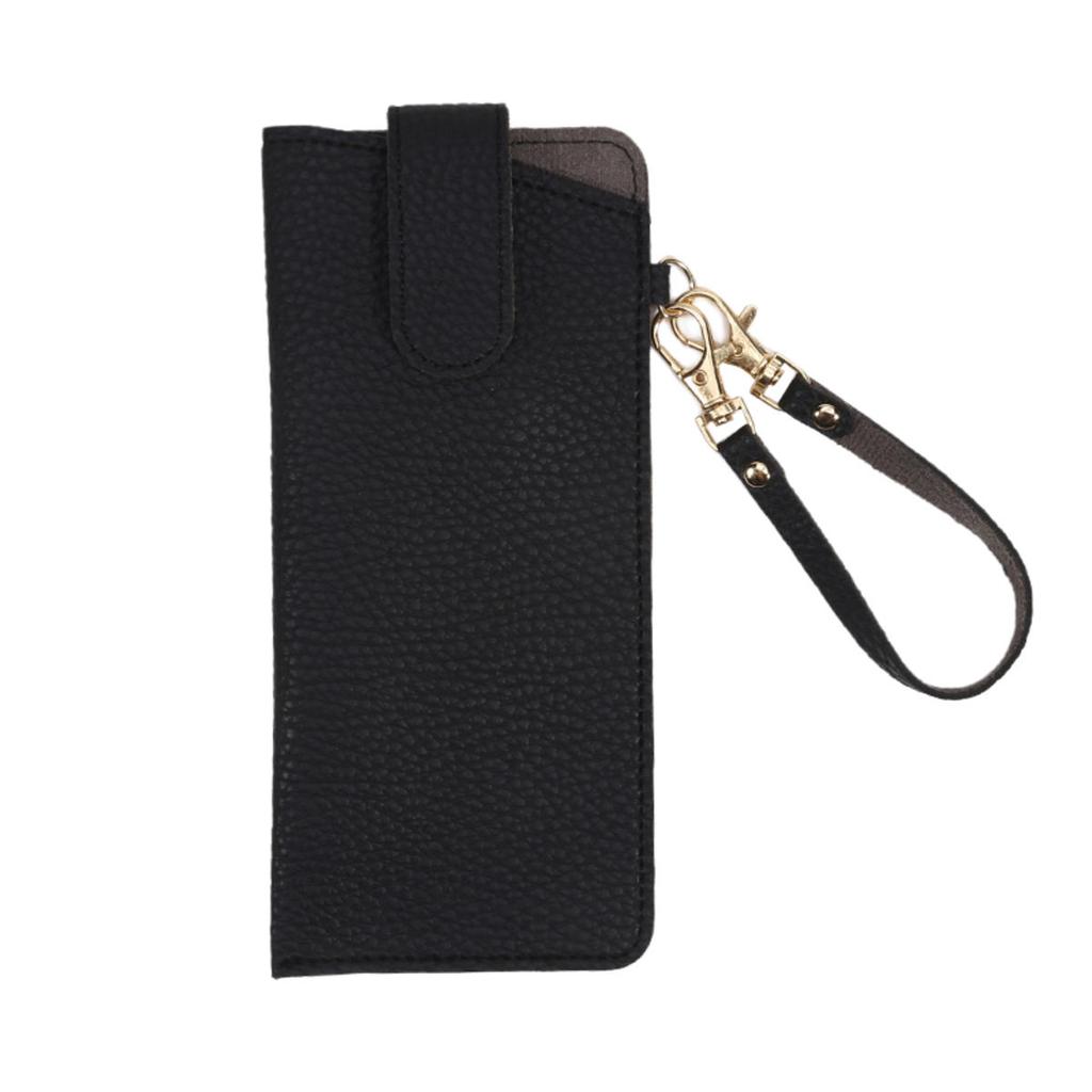 Unisex Fashion Soft PU Leather Eyeglasses Holder Bag Traveling Sunglasses Hanging Bag Stylish Eyewear Organizer Portable Luggage Accessories