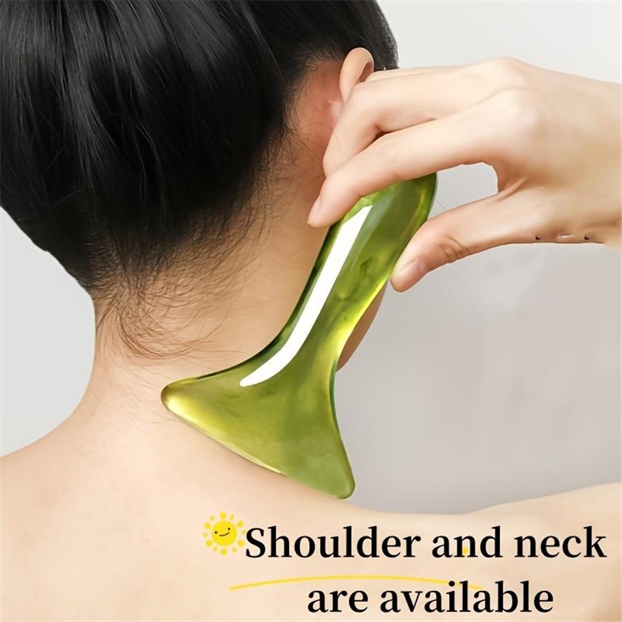 Gua Sha Facial Tool, Gua Sha Massage Tool, Lymphatic Detoxification Massage Gua Sha Board for Face, Eyes, Neck, Body