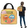 L'incredibile mondo di Gumball Gumball e Darwin Borsa Pranzo Termica per Donne Bambini Scatole per Cibo Portatili Pranzo Termico Borsa Tote